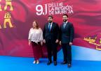 La presidenta de la Asamblea Regional de Murcia, Visitación Martínez, en el acto institucional del Día de la Región