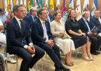 La presidenta de la Asamblea Regional, Visitación Martínez, asiste al acto de presentación del Anuario 2022 del Colegio Oficial de Periodistas de la Región de Murcia
