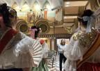 La Reina de la Huerta y su corte de honor visitan la Asamblea Regional