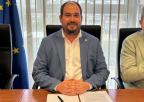 El alcalde de Los Alcázares, Mario Ginés Pérez Cervera, previamente a su audiencia legislativa ante la Comisión de Industria, Trabajo, Comercio y Turismo