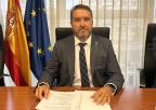 El presidente de CROEM, Miguel López Abad, previamente a su comparecencia ante la Comisión de Política Territorial, Medio Ambiente, Agricultura y Agua