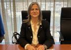 La vicepresidenta y tesorera de la Unión Comarcal de Comerciantes de Lorca, Mª José Navarro Rodríguez, previamente a su comparecencia ante la Comisión Especial de Estudio sobre el Pequeño Comercio en la Región de Murcia