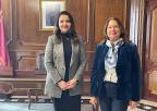 Visita institucional de la Comisionada de Transparencia