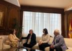 Visita institucional de la Real e Ilustre Cofradía del Santísimo Cristo de Los Mineros