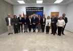 La Mesa y la Junta de Portavoces de la Asamblea Regional visitan la Fiscalía de la Comunidad Autónoma de la Región de Murcia