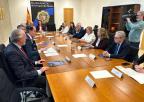 La Mesa y la Junta de Portavoces de la Asamblea Regional visitan la Fiscalía de la Comunidad Autónoma de la Región de Murcia