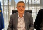 El secretario general de Cáritas, Francisco Sánchez Baeza, previamente a su comparecencia ante la Comisión Especial de Estudio de lucha contra la pobreza y exclusión social en la Región de Murcia
