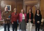 La presidenta de la Asamblea Regional recibe a la Junta Directiva de UNICEF Región de Murcia