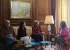 La presidenta de la Asamblea Regional recibe a la Junta Directiva de UNICEF Región de Murcia