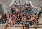Estudiantes del CEIP La Pedrera (Yecla) durante su visita a la Asamblea Regional el pasado 23 de abril de 2025