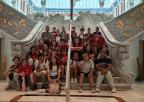 Estudiantes del CEIP San Juan Bautista (Alquerías, Murcia) durante su visita a la Asamblea Regional el 19 de mayo de 2026