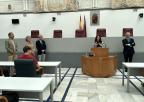 Los estudiantes participantes en el programa Educando en Justicia visitan la Asamblea Regional