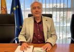 El profesor jubilado de la Universidad de Murcia, Francisco Carreño Sandoval, previamente a su comparecencia ante la Comisión Especial de Estudio para abordar el Reto Demográfico y la Despoblación en la Región de Murcia