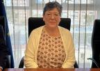 La presidenta de FADEMUR, Victoria Molina Gómez, previamente a su comparecencia ante la Comisión Especial de Estudio para abordar el Reto Demográfico y la Despoblación en la Región de Murcia