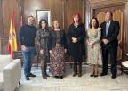 La presidenta de la Asamblea recibe a la Junta Directiva del Colegio Oficial de Enfermería de la Región de Murcia