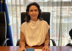 La presidenta de UNICEF Comité Murcia, Carolina Olivares Serrano, previamente a su comparecencia ante la Comisión Especial de Estudio sobre Infancia y Adolescencia