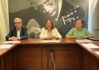 La presidenta de la Asamblea Regional, Visitación Martínez, preside la reunión de la Mesa de la Cámara