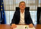 El presidente de PROEXPORT, Mariano Zapata Martínez, previamente a su comparecencia ante la Comisión de Asuntos Generales e Institucionales, de la Unión Europea y Derechos Humanos