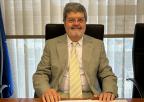 El presidente del Banco de Alimentos del Segura Murcia, José García-Galbis Marín, previamente a su comparecencia ante la Comisión Especial de Estudio de Lucha contra la Pobreza y Exclusión Ssocial en la Región de Murcia
