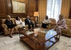 La presidenta de la Asamblea Regional recibe al Colegio Oficial de Abogados de Murcia
