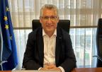 El científico titular del IGME-CSIC y profesor asociado de Hidrología de la Universidad de Murcia, José Luis García Aróstegui, previamente a su comparecencia ante la Comisión de Asuntos Generales e Institucionales, de la Unión Europea y Derechos Humanos