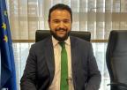 El alcalde del Ayuntamiento de La Unión, Joaquín Gabriel Zapata García, previamente a su comparecencia ante la Comisión de Asuntos Generales e Institucionales, de la Unión Europea y Derechos Humanos