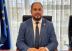 El alcalde del Ayuntamiento de Los Alcázares, Mario Ginés Pérez Cervera, previamente a su comparecencia ante la Comisión de Asuntos Generales e Institucionales, de la Unión Europea y Derechos Humanos