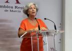 Juana Pérez Martínez, presidenta de la Federación Murciana de Asociaciones de Amas de Casa, Consumidores y Usuarias (THADER Consumo)