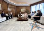 La presidenta de la Asamblea Regional, Visitación Martínez, recibe a la EAPN-RM