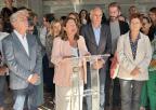 Lectura de Manifiesto de la EAPN-RM en la puerta principal de la Asamblea Regional de Murcia