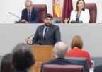 Intervención del portavoz del candidato a la Presidencia de la Comunidad Autónoma, Fernando López Miras