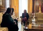 La presidenta de la Asamblea Regional recibe a la Asociación de Matronas Región de Murcia