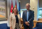 Visita institucional de la presidenta de la Asamblea Regional de Murcia a la Asamblea de Madrid