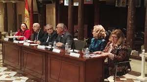 Un momento del acto de ingreso de Elena Ruiz Valderas en el Comité Científico de la Fundación Centro de Estudios Históricos e Investigaciones Locales de la Región de Murcia