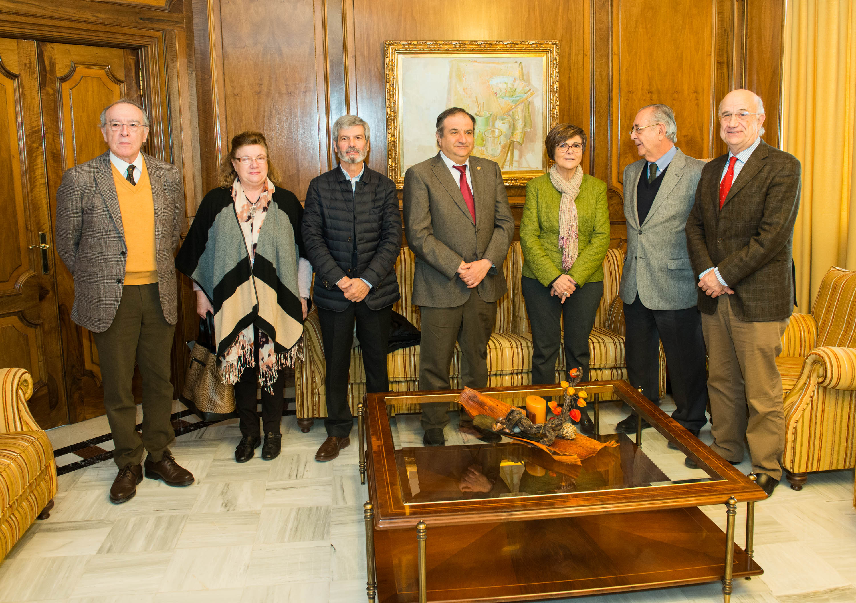 Rosa Peñalver ha recibido a miembros del Patronato Fundación de Centros Históricos e Investigaciones Locales de la Región de Murcia