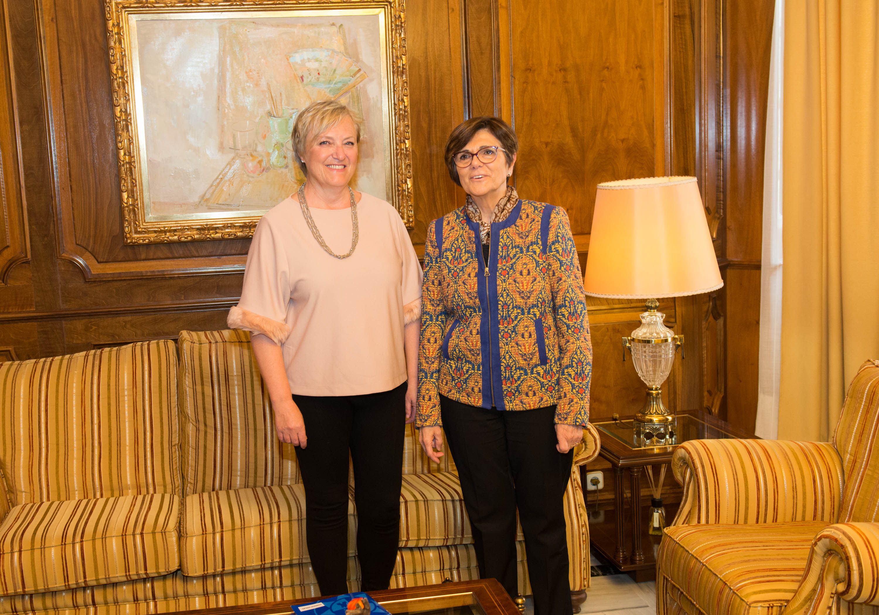 Rosa Peñalver ha recibido a la directora de Igualdad de la UPCT, María José Lucas