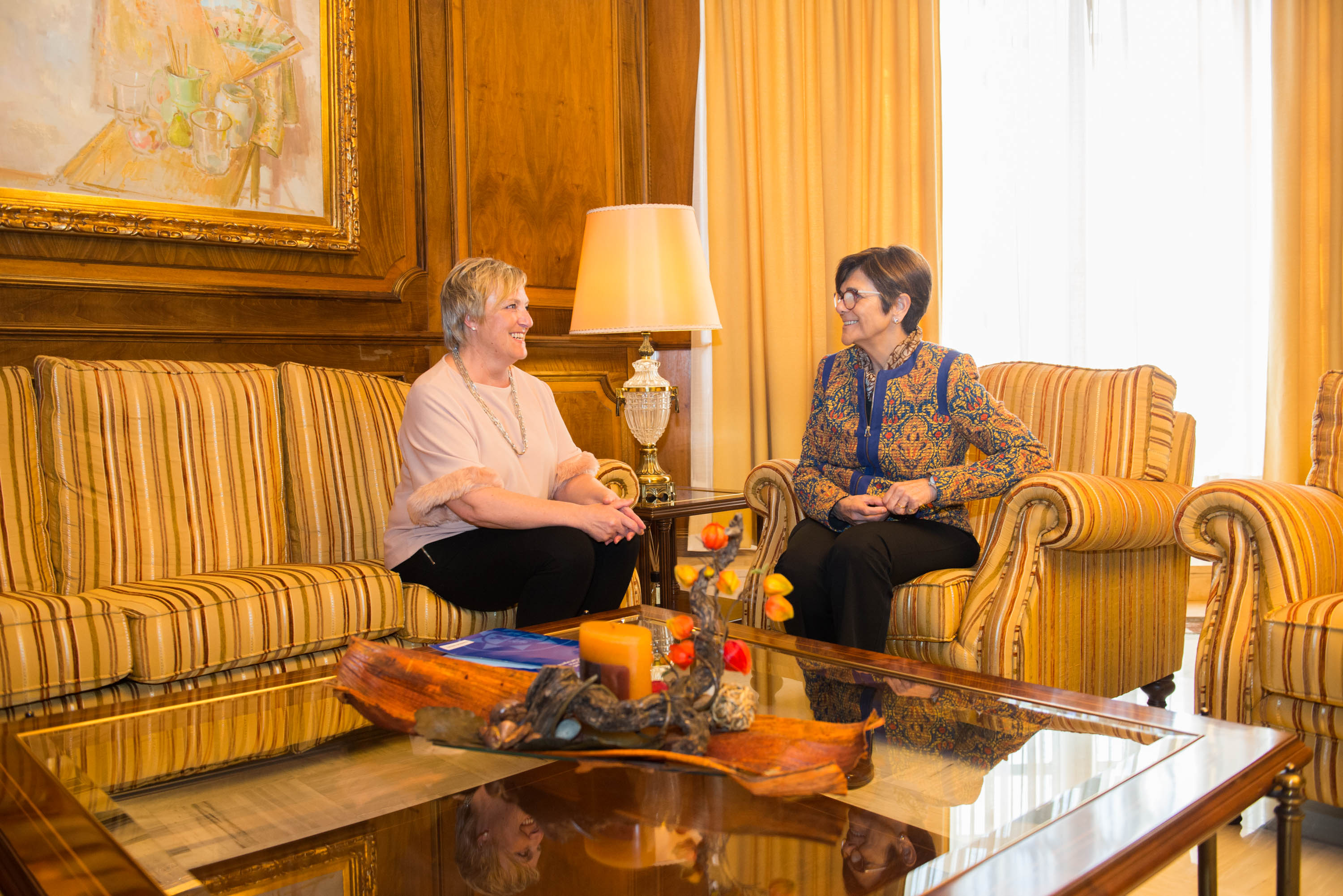 Rosa Peñalver ha recibido a la directora de Igualdad de la UPCT, María José Lucas